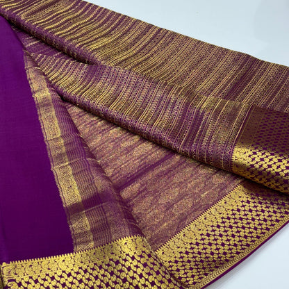 Brocade Pure Mysore Silk Saree