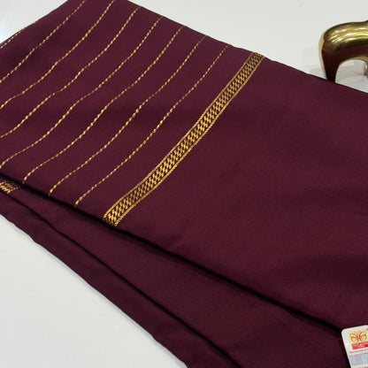 Pure Zari Mysore Silk Saree