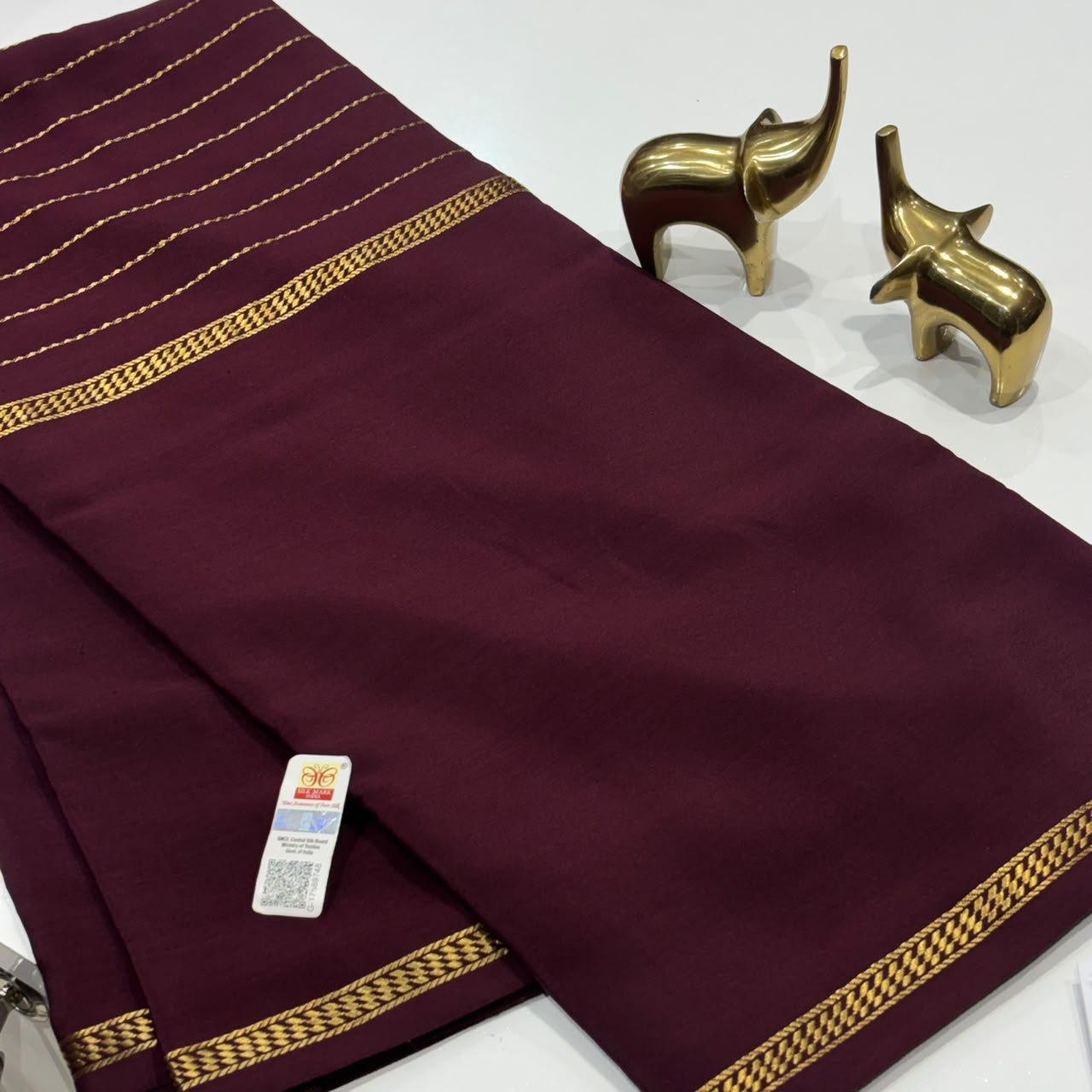 Pure Zari Mysore Silk Saree