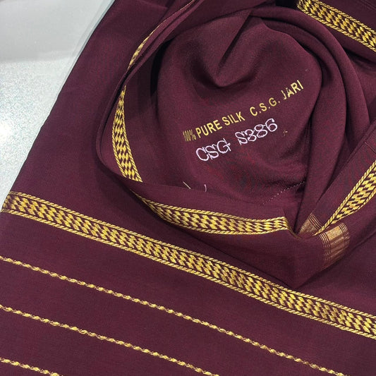 Pure Zari Mysore Silk Saree