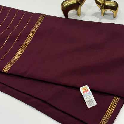 Pure Zari Mysore Silk Saree