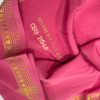 Pure Zari Mysore Silk Saree