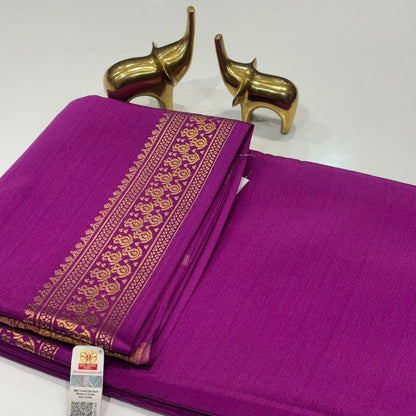 Pure Zari Mysore Silk Saree