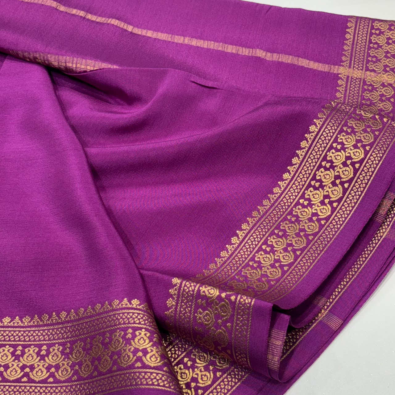 Pure Zari Mysore Silk Saree