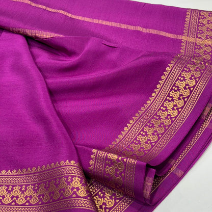 Pure Zari Mysore Silk Saree