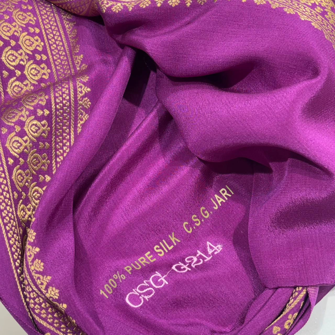 Pure Zari Mysore Silk Saree