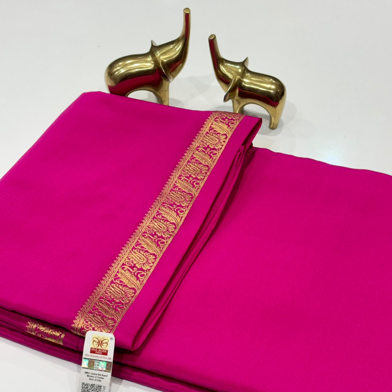Pure Zari Mysore Silk Saree