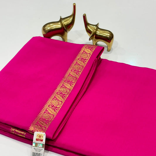 Pure Zari Mysore Silk Saree