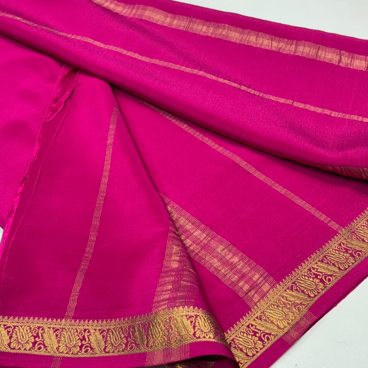 Pure Zari Mysore Silk Saree