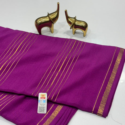 Pure Zari Mysore Silk Saree