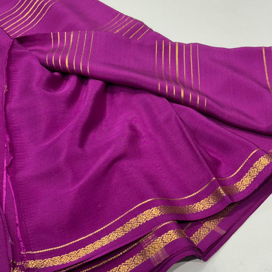 Pure Zari Mysore Silk Saree