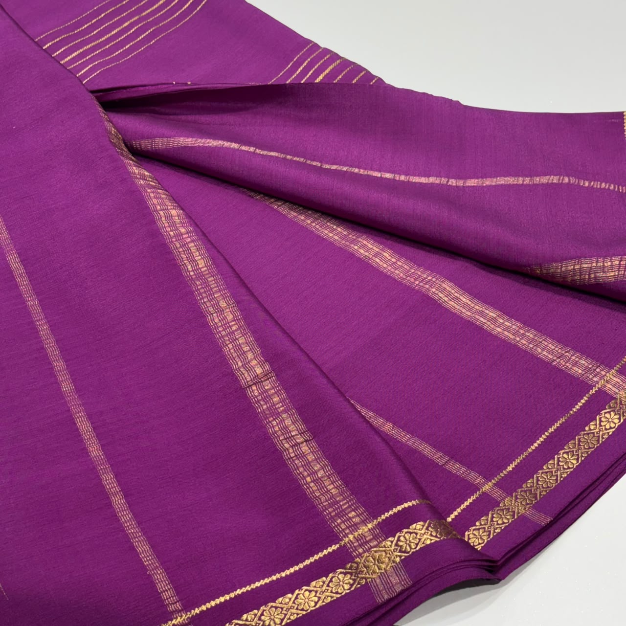 Pure Zari Mysore Silk Saree