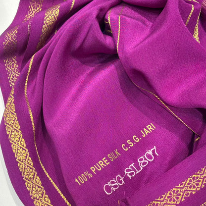 Pure Zari Mysore Silk Saree