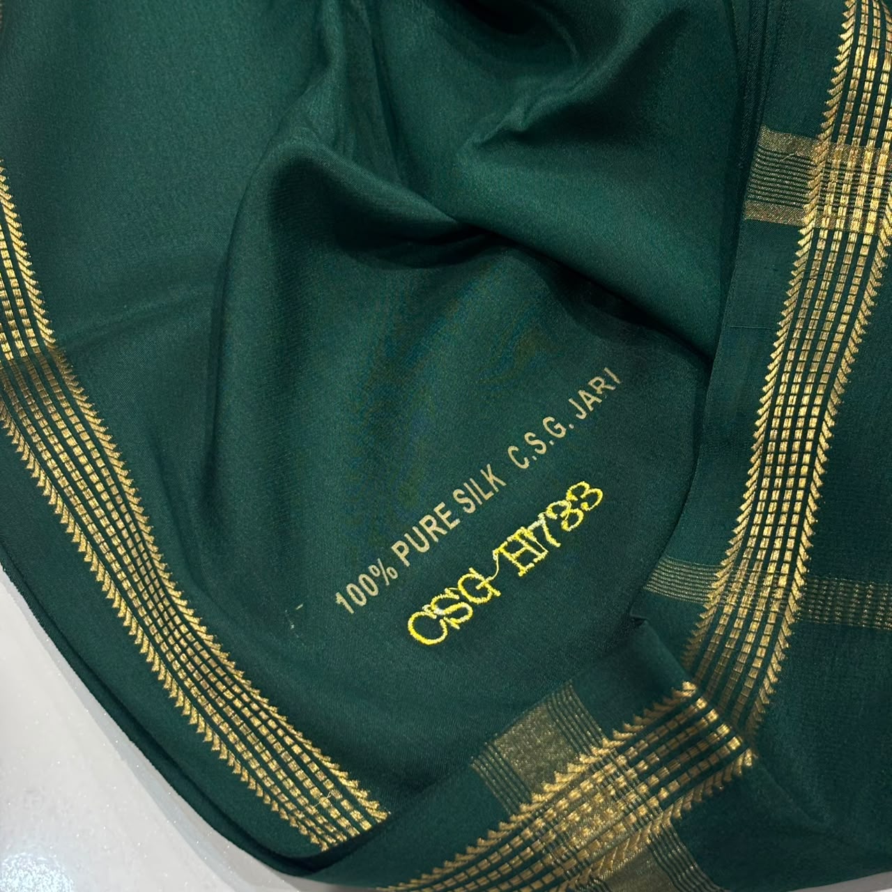 Pure Zari Mysore Silk Saree