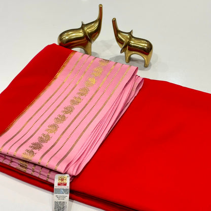 Pure Zari Mysore Silk Saree