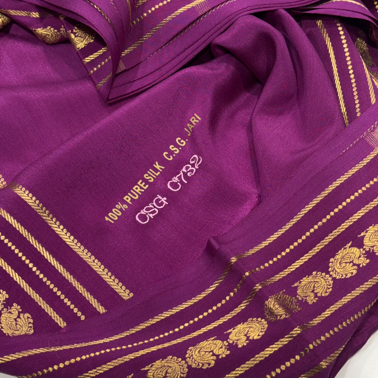Pure Zari Mysore Silk Saree