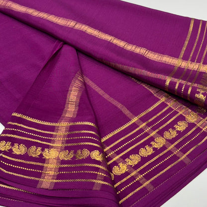 Pure Zari Mysore Silk Saree
