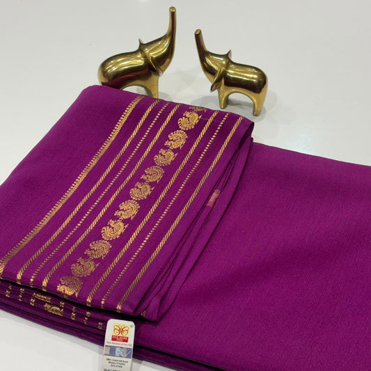 Pure Zari Mysore Silk Saree