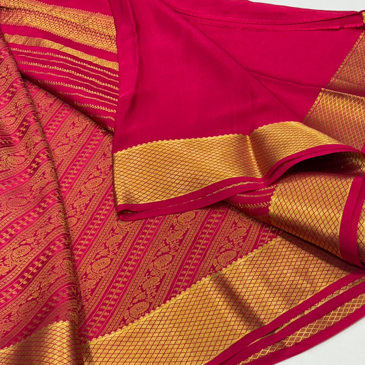 Brocade Pure Mysore Silk Saree