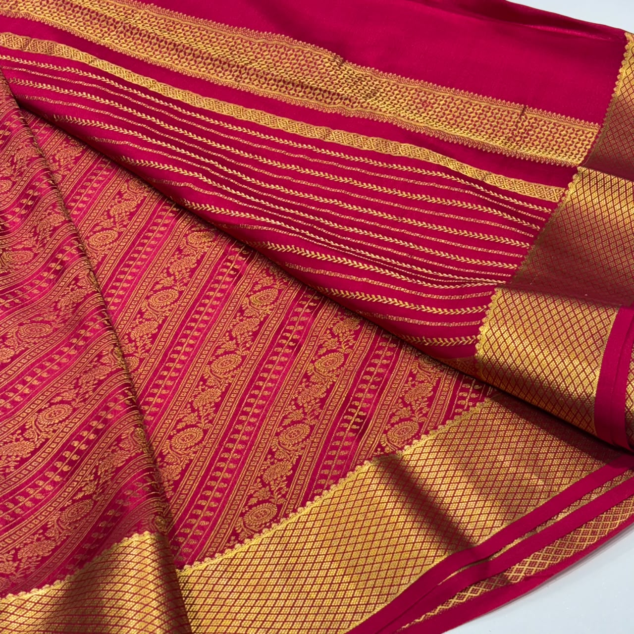 Brocade Pure Mysore Silk Saree