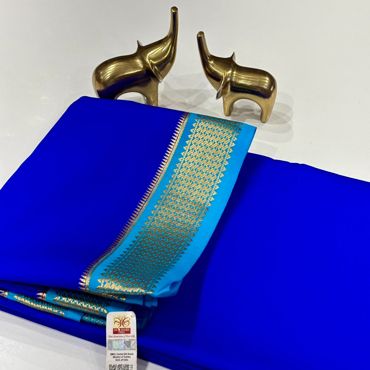 Pure Mysore Crepe Silk Saree