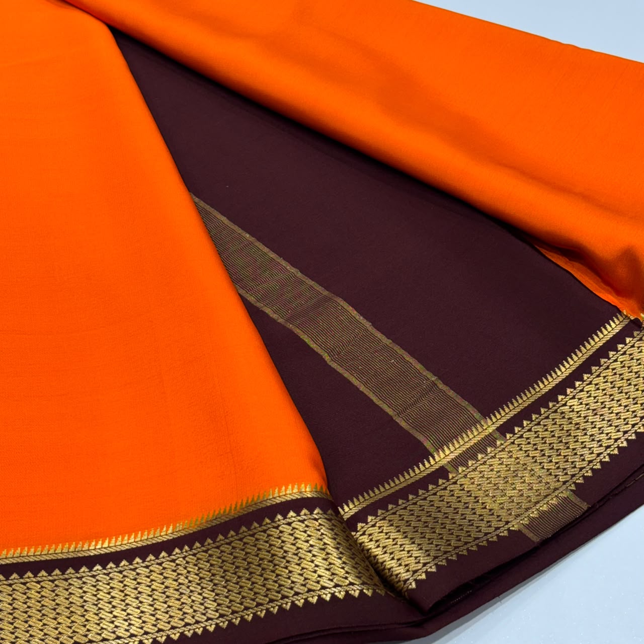 Pure Mysore Crepe Silk Saree
