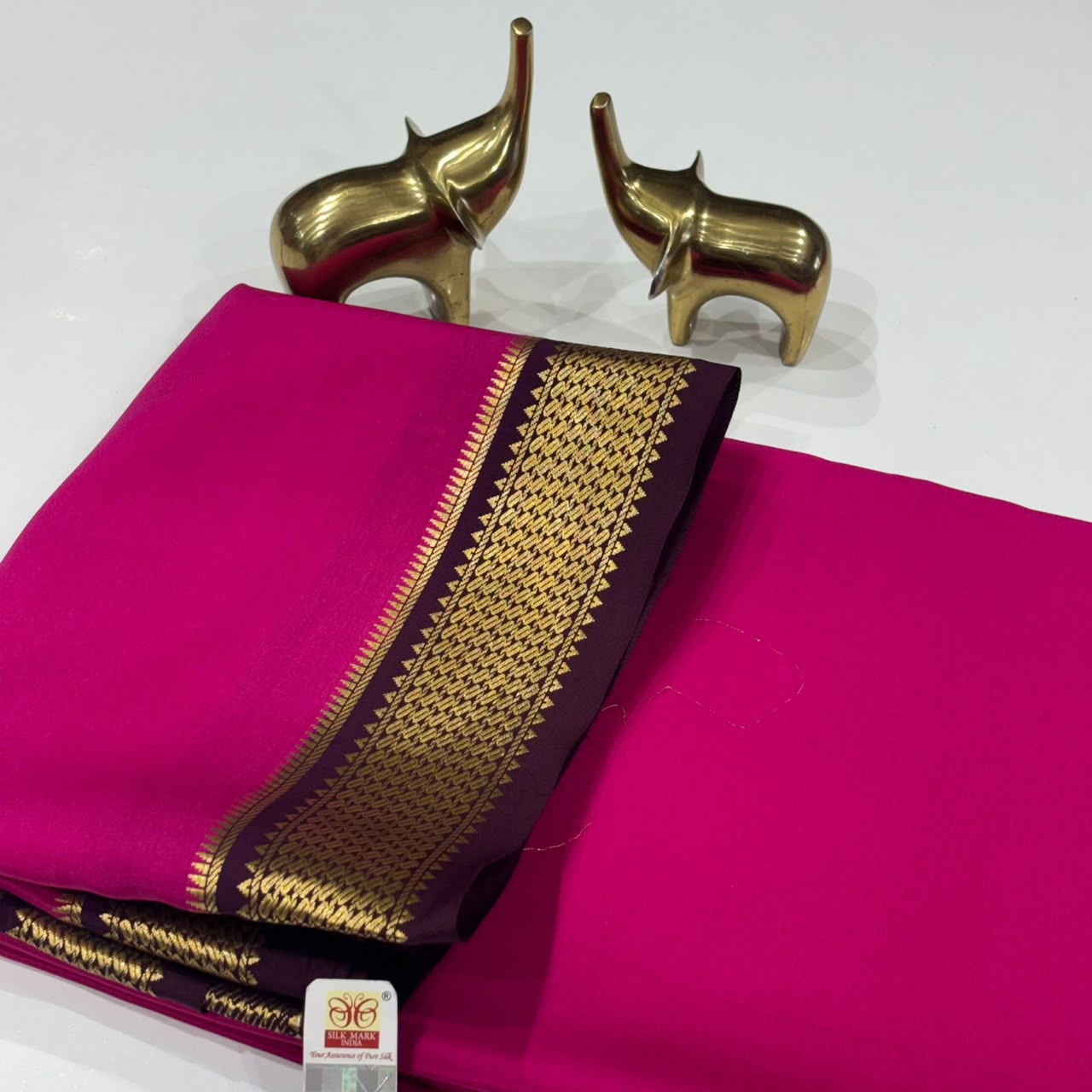 Pure Mysore Crepe Silk Saree