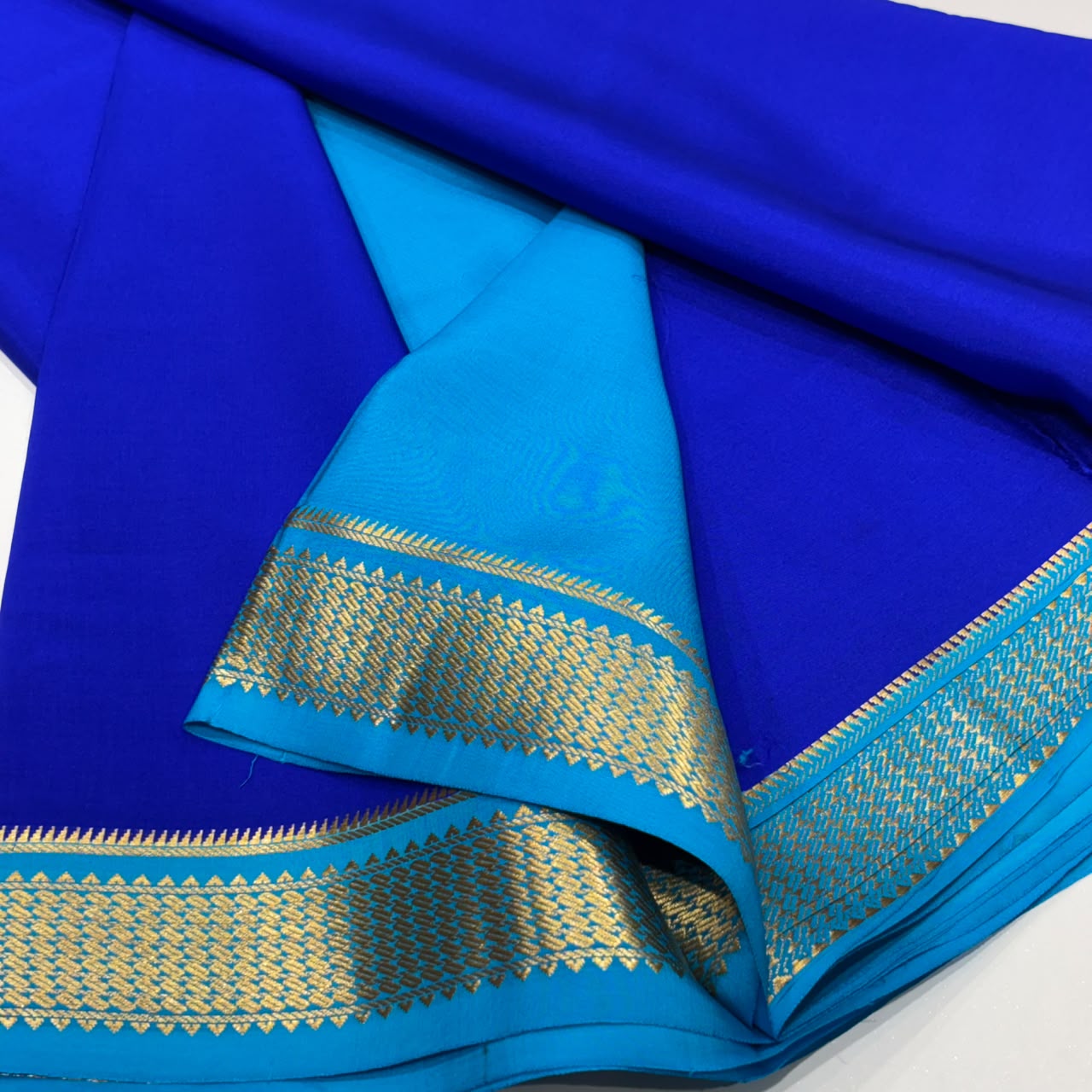 Pure Mysore Crepe Silk Saree