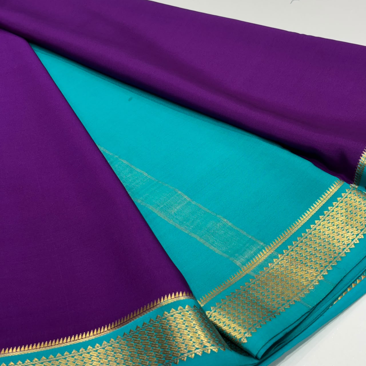 Pure Mysore Crepe Silk Saree