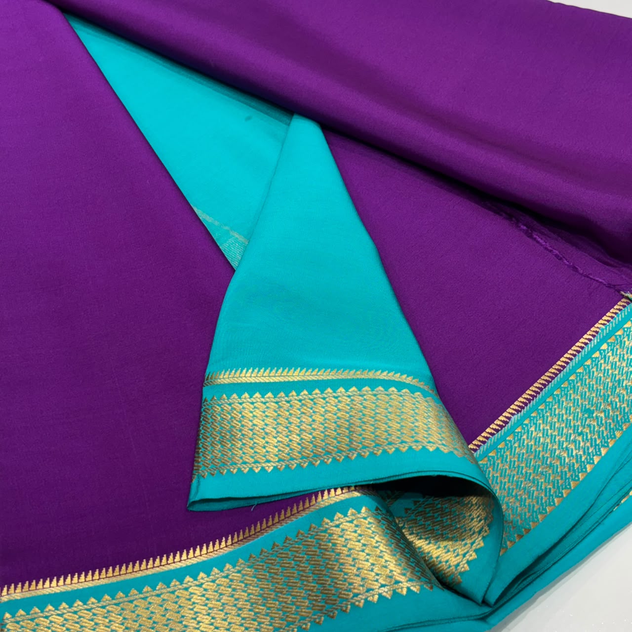 Pure Mysore Crepe Silk Saree