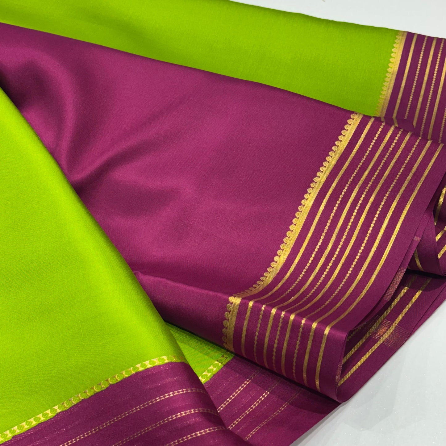Pure Mysore Crepe Silk Saree