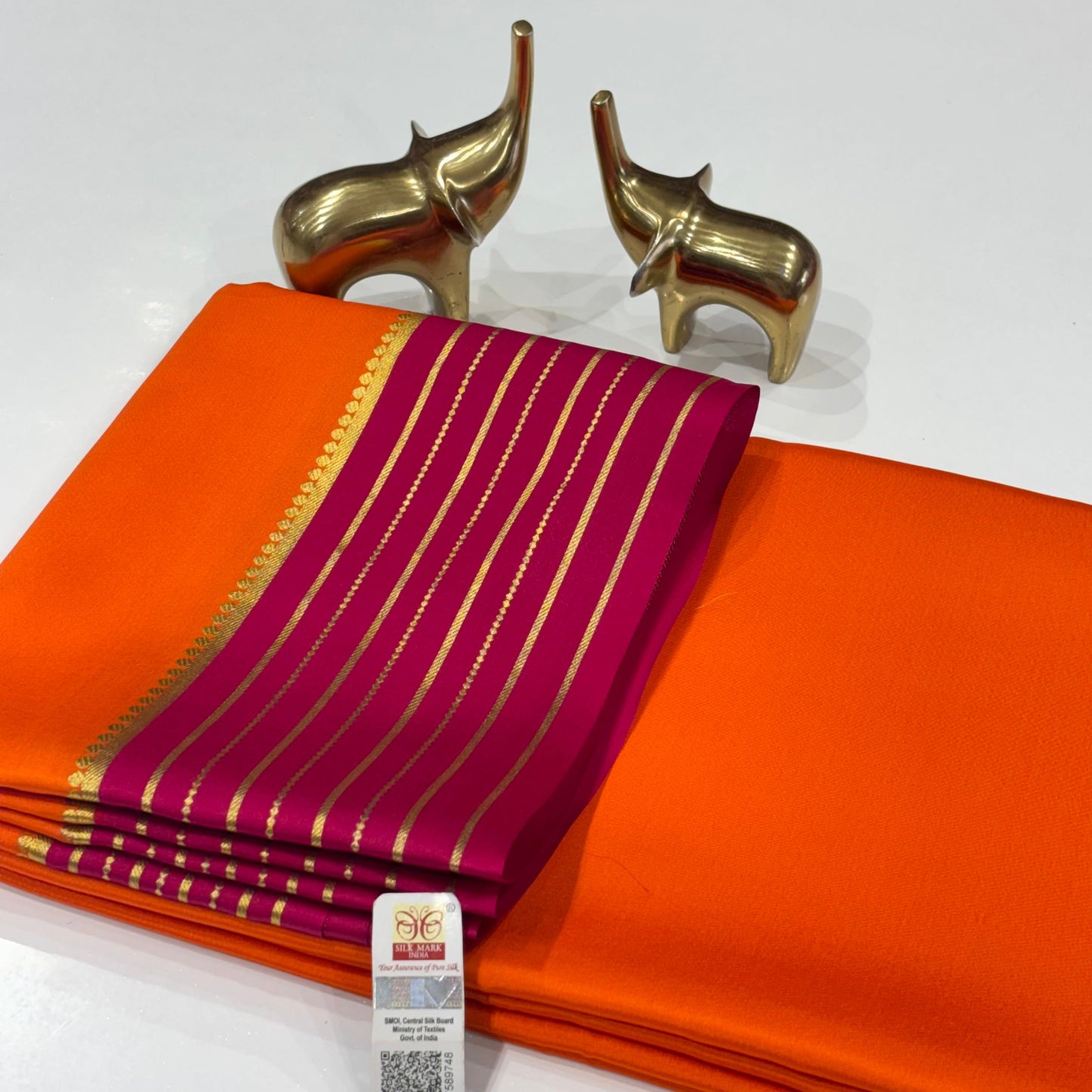 Pure Mysore Crepe Silk Saree