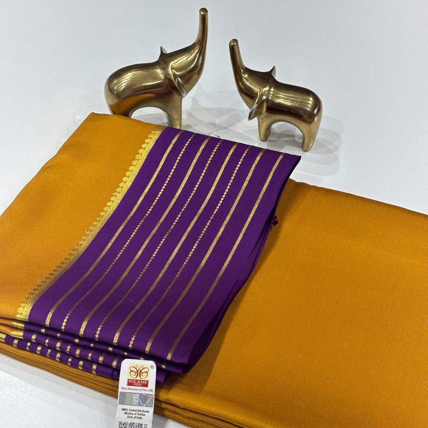 Pure Mysore Crepe Silk Saree