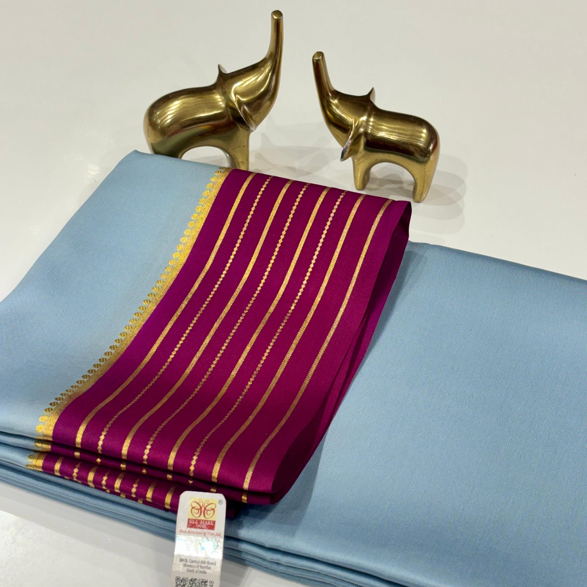 Pure Mysore Crepe Silk Saree