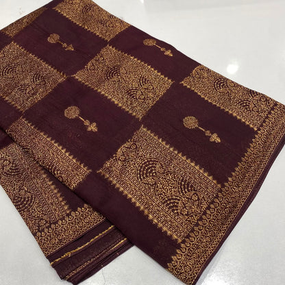 Banarasi Tussar Designer Saree