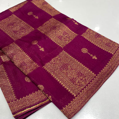 Banarasi Tussar Designer Saree