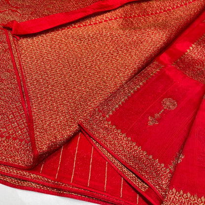 Banarasi Tussar Designer Saree