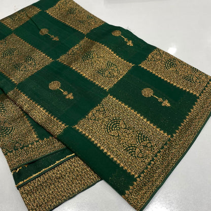 Banarasi Tussar Designer Saree