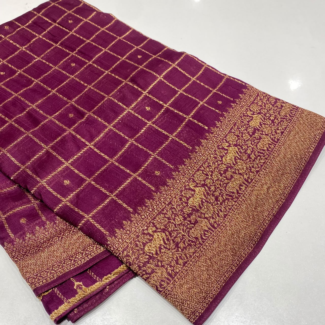 Banarasi Tussar Georgette Saree