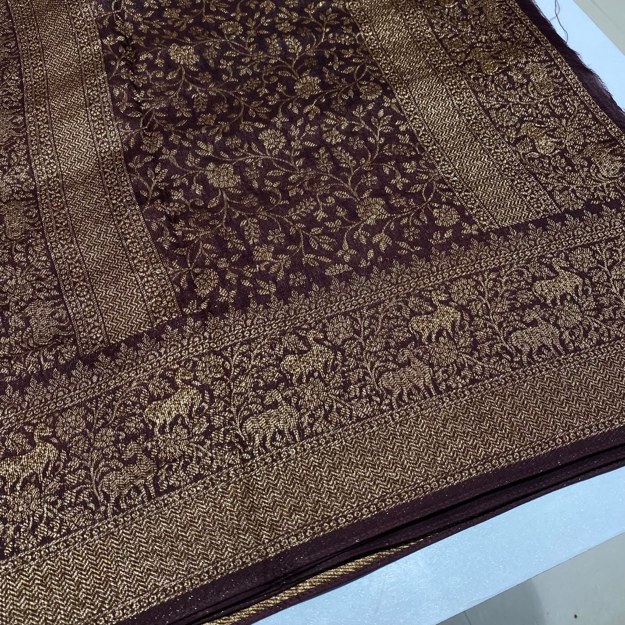 Banarasi Tussar Georgette Saree