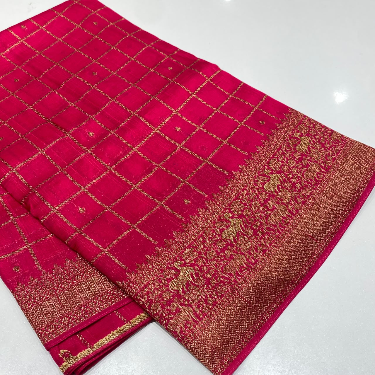 Banarasi Tussar Georgette Saree