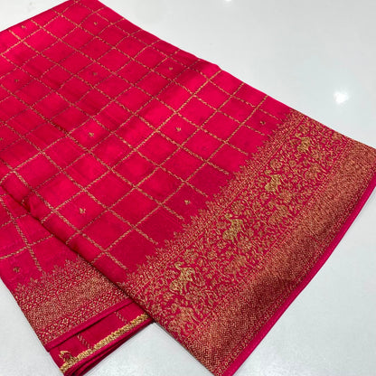 Banarasi Tussar Georgette Saree