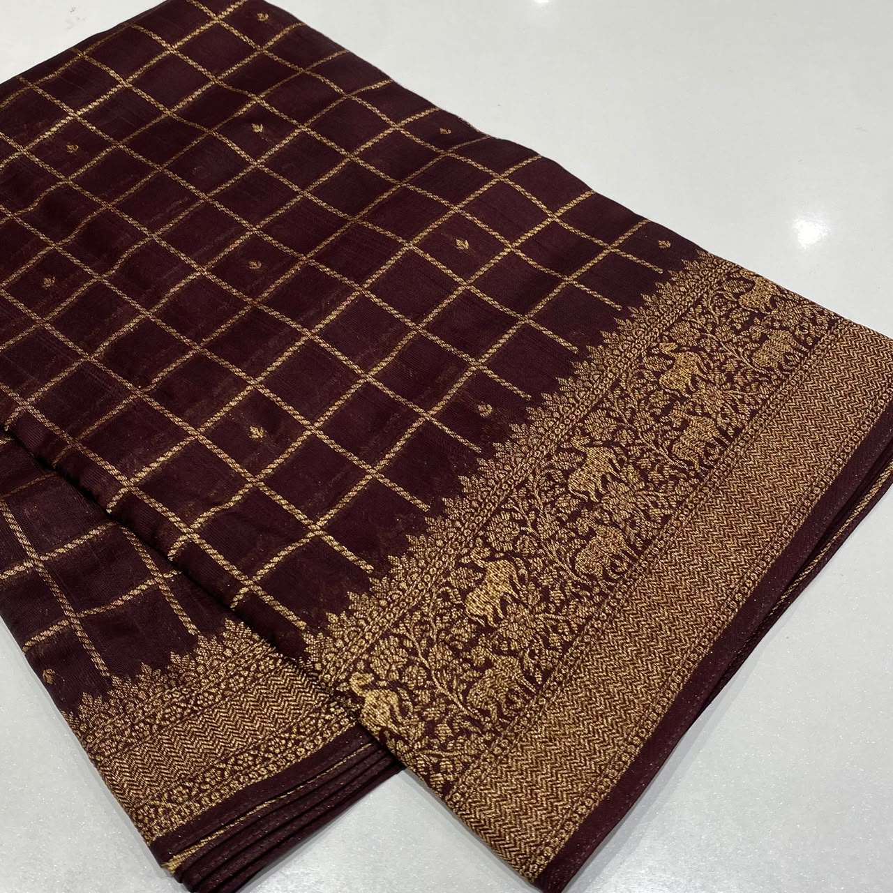 Banarasi Tussar Georgette Saree