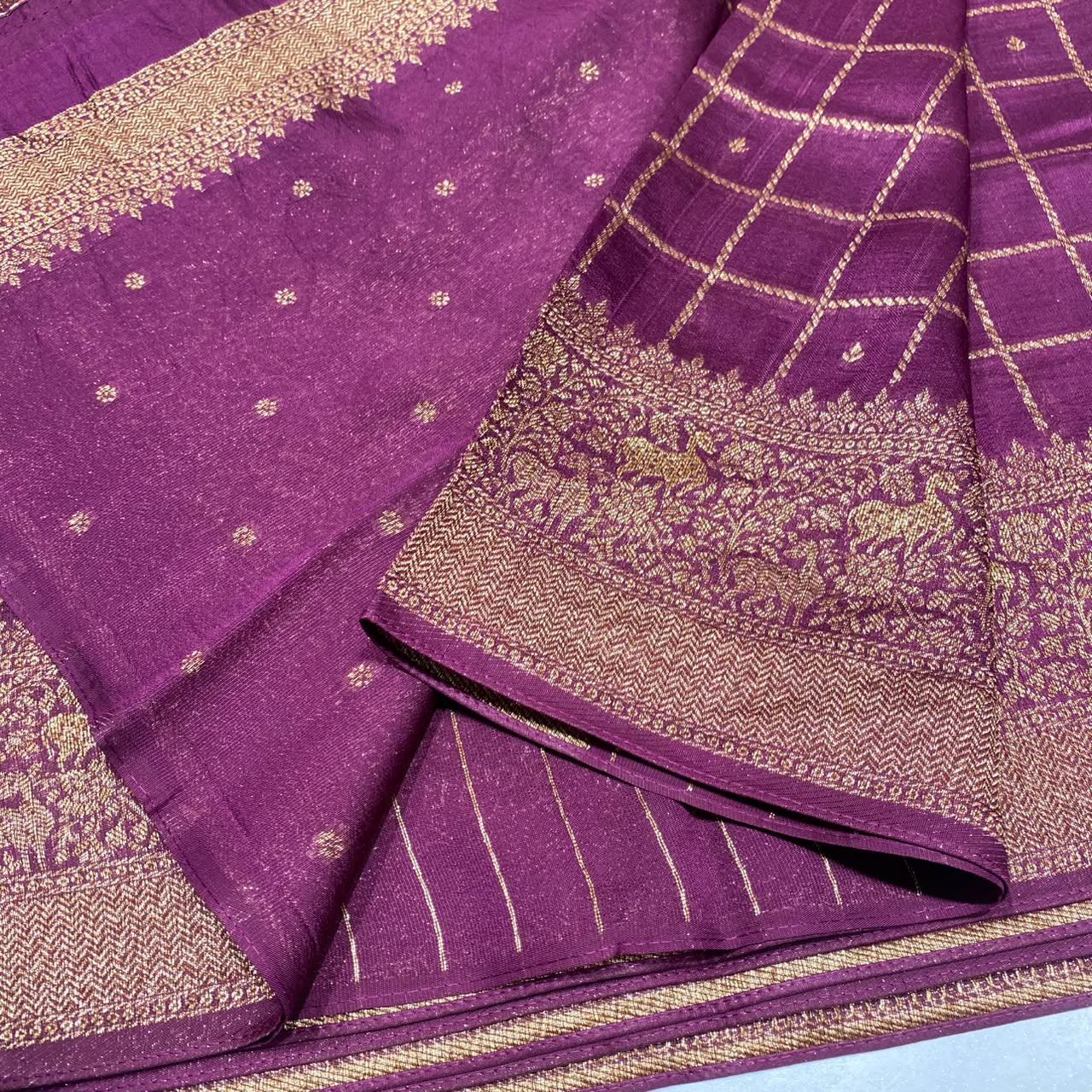 Banarasi Tussar Georgette Saree