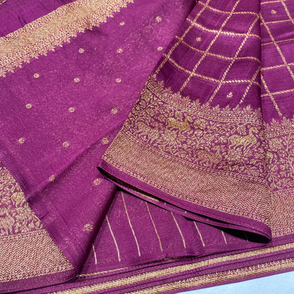 Banarasi Tussar Georgette Saree