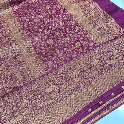 Banarasi Tussar Georgette Saree