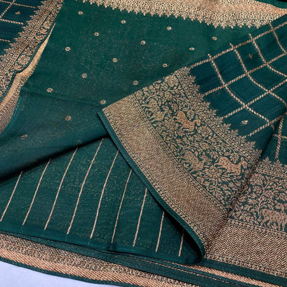 Banarasi Tussar Georgette Saree