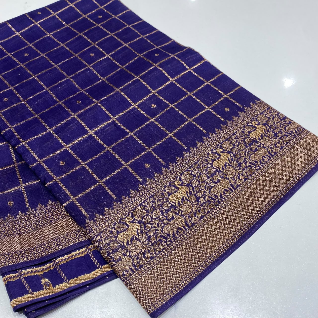 Banarasi Tussar Georgette Saree