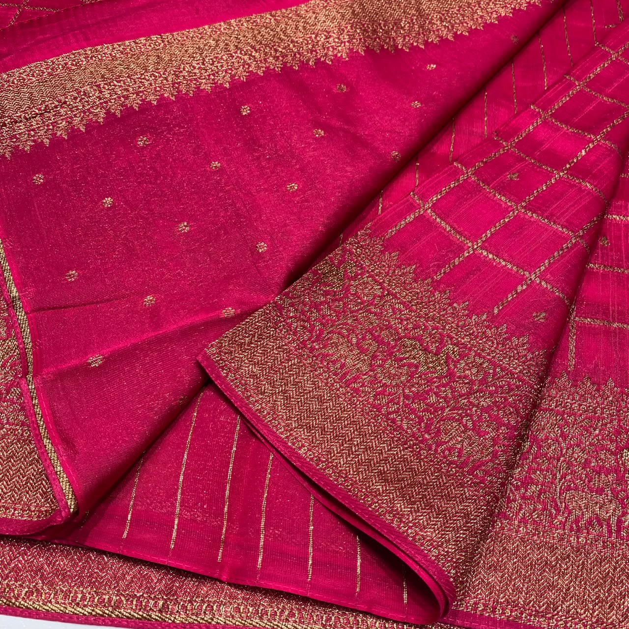 Banarasi Tussar Georgette Saree