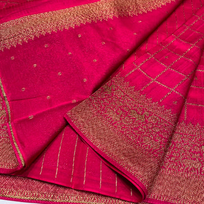 Banarasi Tussar Georgette Saree